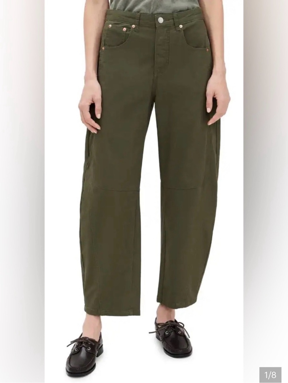 Parke Green Barrel Jeans